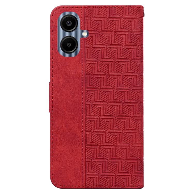 For Samsung Galaxy A07 4G / A06 4G / 5G Geometric Embossed Leather Phone Case