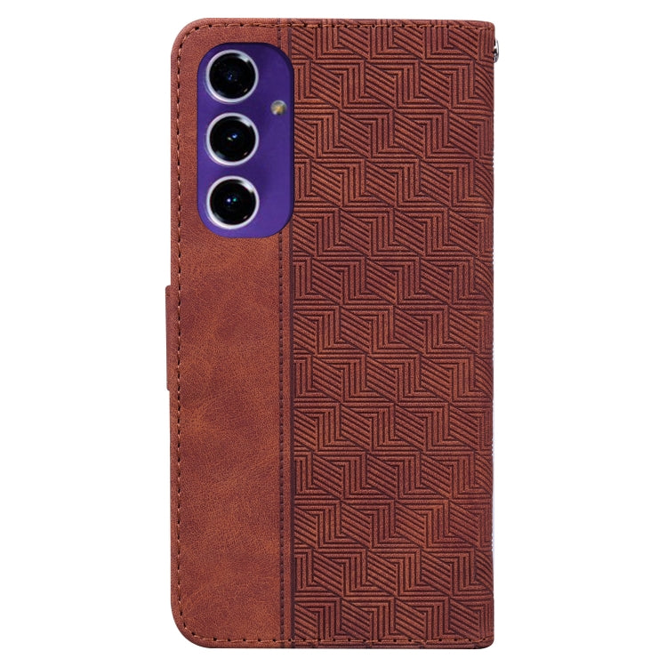 For Samsung Galaxy A16 5G Geometric Embossed Leather Phone Case