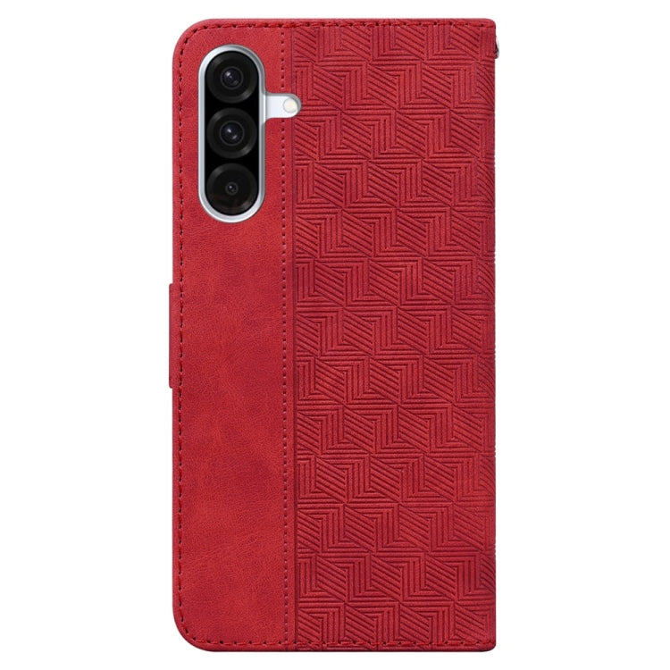 For Samsung Galaxy A26 5G Geometric Embossed Leather Phone Case