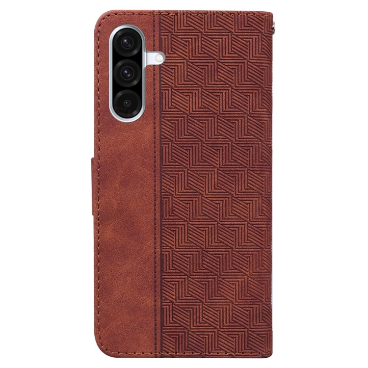 For Samsung Galaxy A36 5G / A56 5G Geometric Embossed Leather Phone Case
