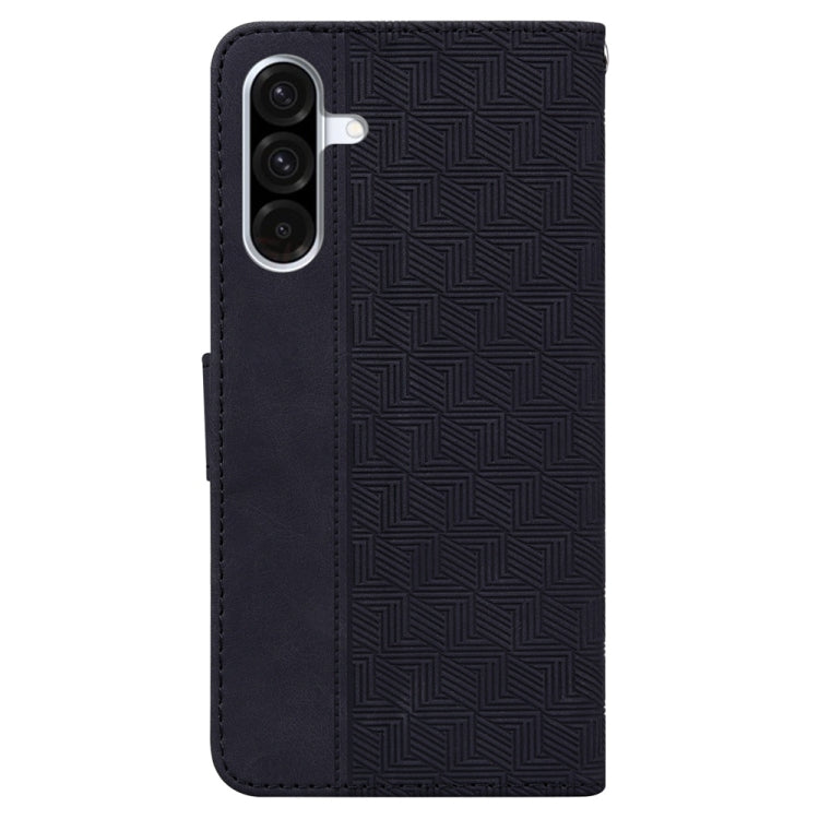 For Samsung Galaxy A36 5G / A56 5G Geometric Embossed Leather Phone Case