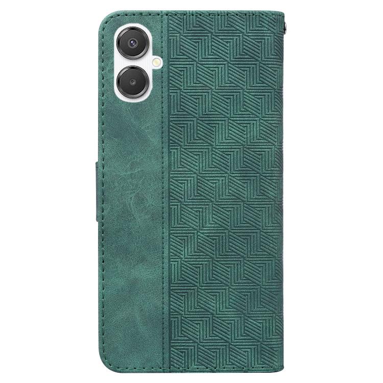 For Samsung Galaxy A25 5G / A25e JP Edition Geometric Embossed Leather Phone Case