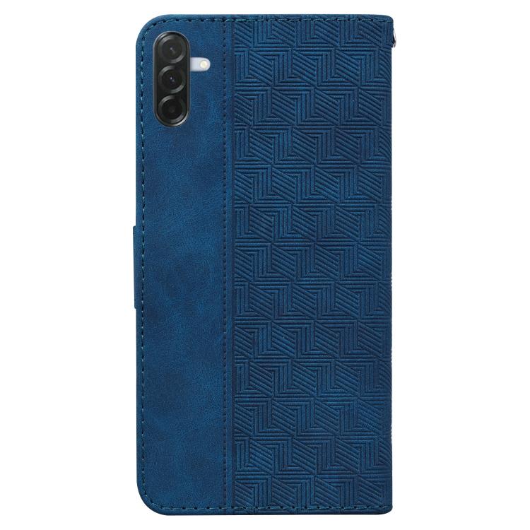 For Samsung Galaxy A37 5G / A36 5G Geometric Embossed Leather Phone Case