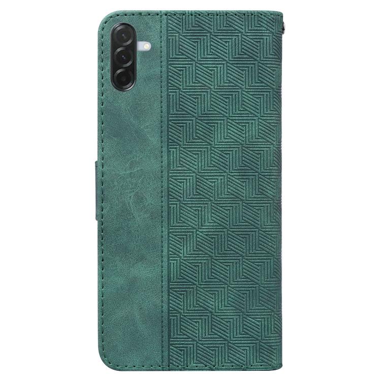 For Samsung Galaxy A37 5G / A36 5G Geometric Embossed Leather Phone Case