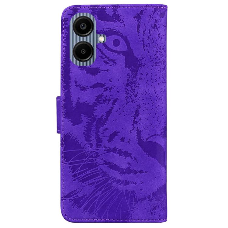 For Samsung Galaxy A07 4G / A06 4G / 5G Tiger Embossing Pattern Flip Leather Phone Case