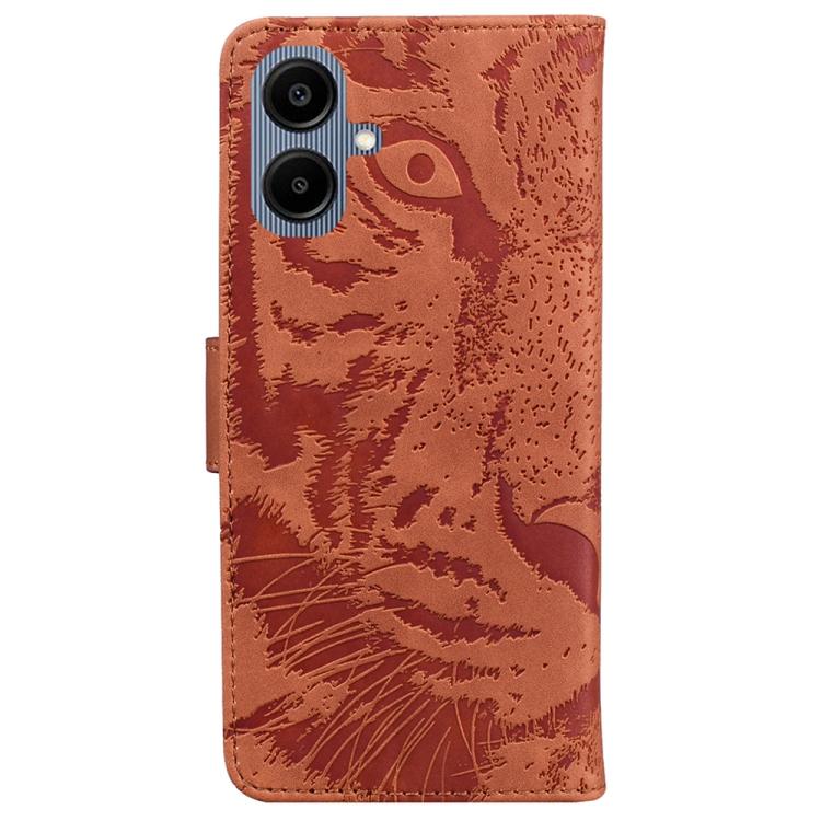 For Samsung Galaxy A07 4G / A06 4G / 5G Tiger Embossing Pattern Flip Leather Phone Case