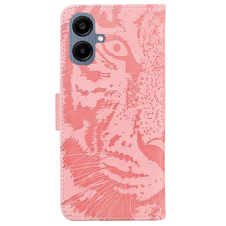 For Samsung Galaxy A07 4G / A06 4G / 5G Tiger Embossing Pattern Flip Leather Phone Case