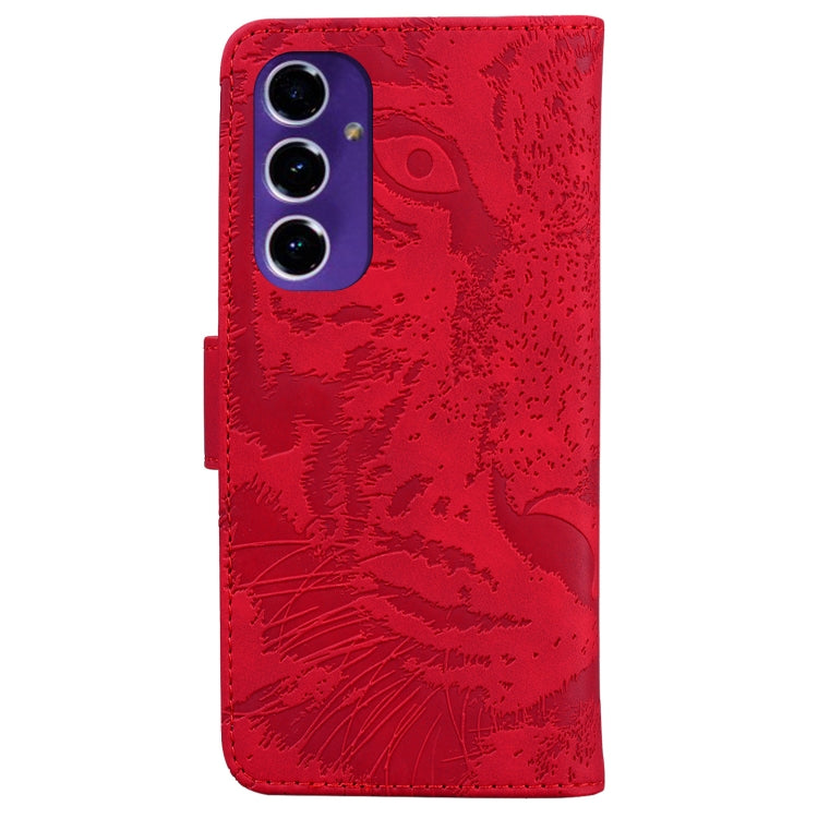 For Samsung Galaxy A16 5G Tiger Embossing Pattern Flip Leather Phone Case