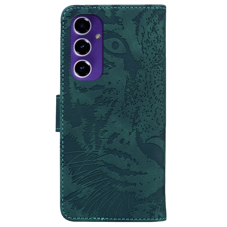 For Samsung Galaxy A16 5G Tiger Embossing Pattern Flip Leather Phone Case