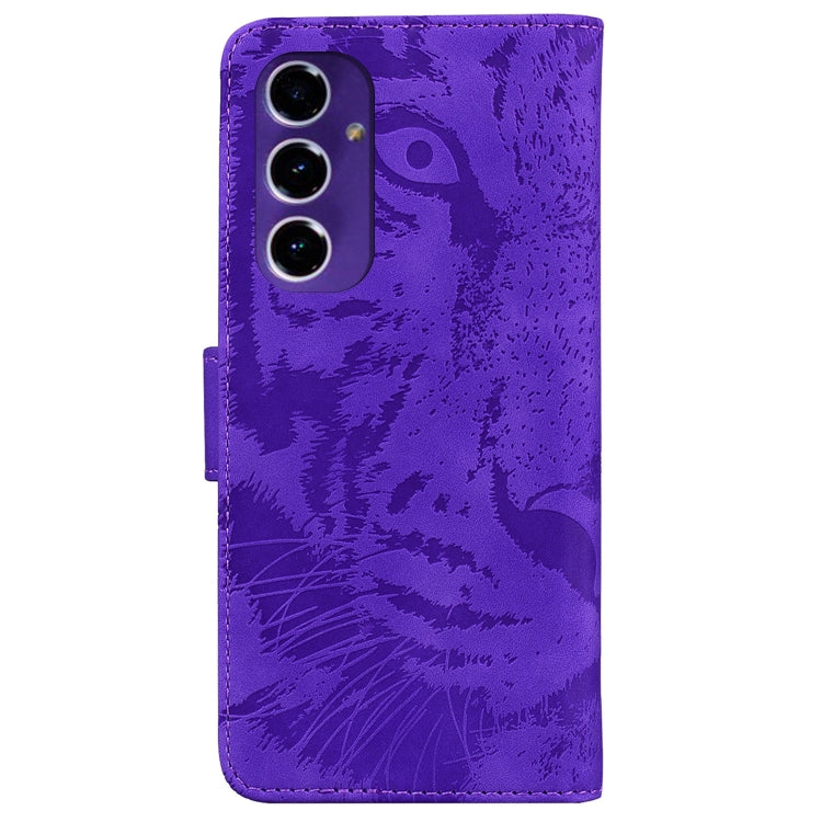 For Samsung Galaxy A16 5G Tiger Embossing Pattern Flip Leather Phone Case