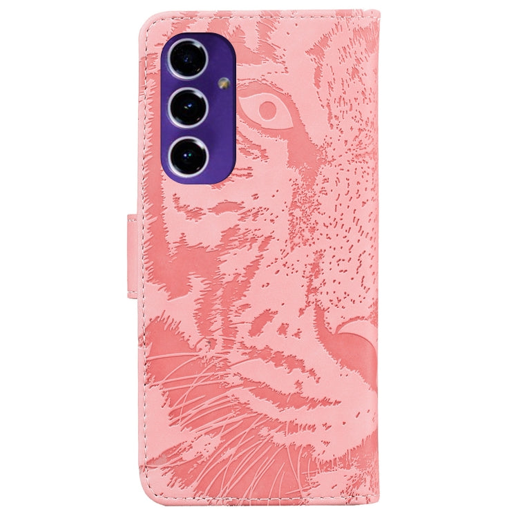 For Samsung Galaxy A16 5G Tiger Embossing Pattern Flip Leather Phone Case