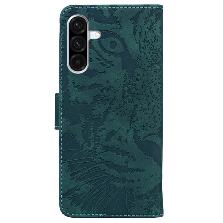 For Samsung Galaxy A56 5G Tiger Embossing Pattern Flip Leather Phone Case