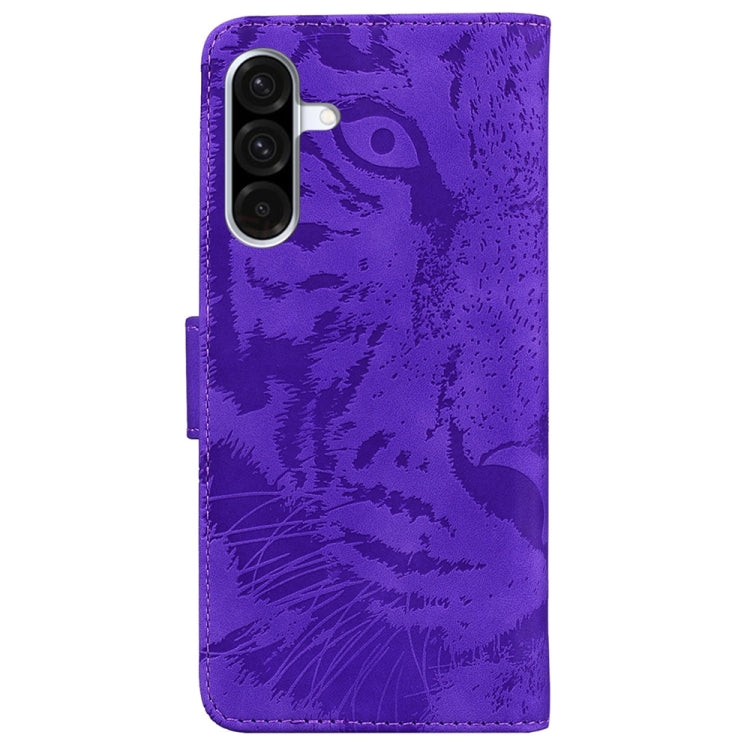 For Samsung Galaxy A56 5G Tiger Embossing Pattern Flip Leather Phone Case