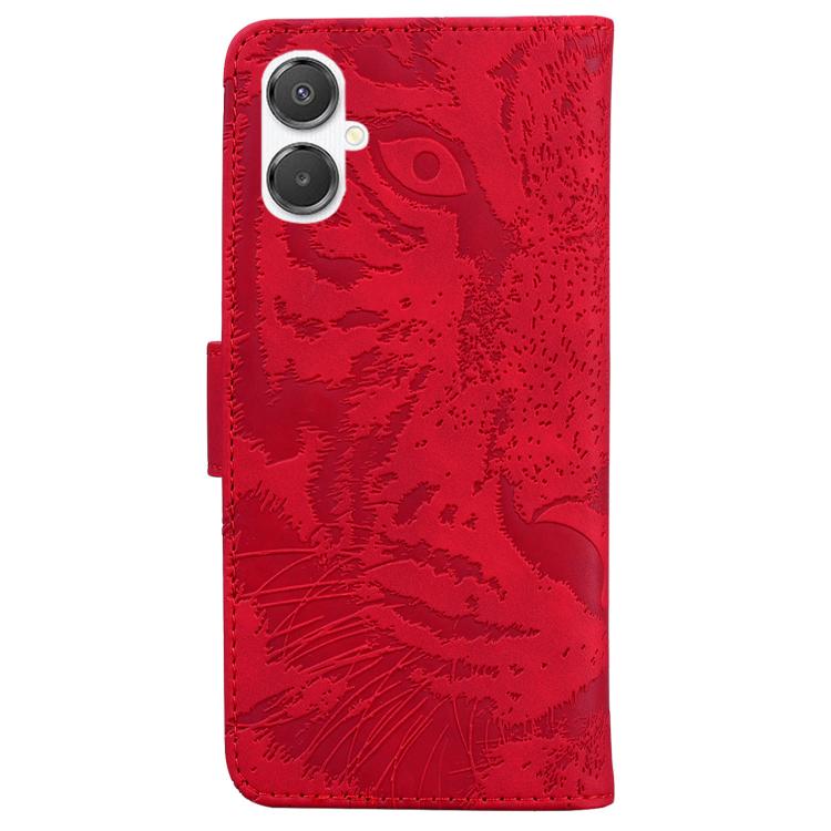 For Samsung Galaxy A25 5G / A25e JP Edition Tiger Embossing Pattern Flip Leather Phone Case