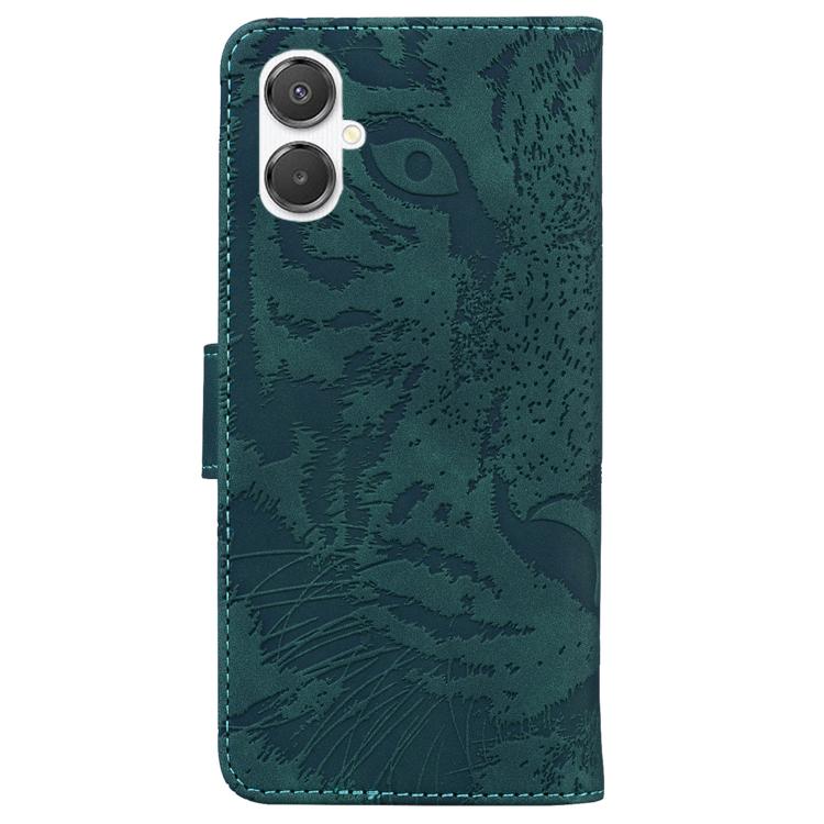 For Samsung Galaxy A25 5G / A25e JP Edition Tiger Embossing Pattern Flip Leather Phone Case