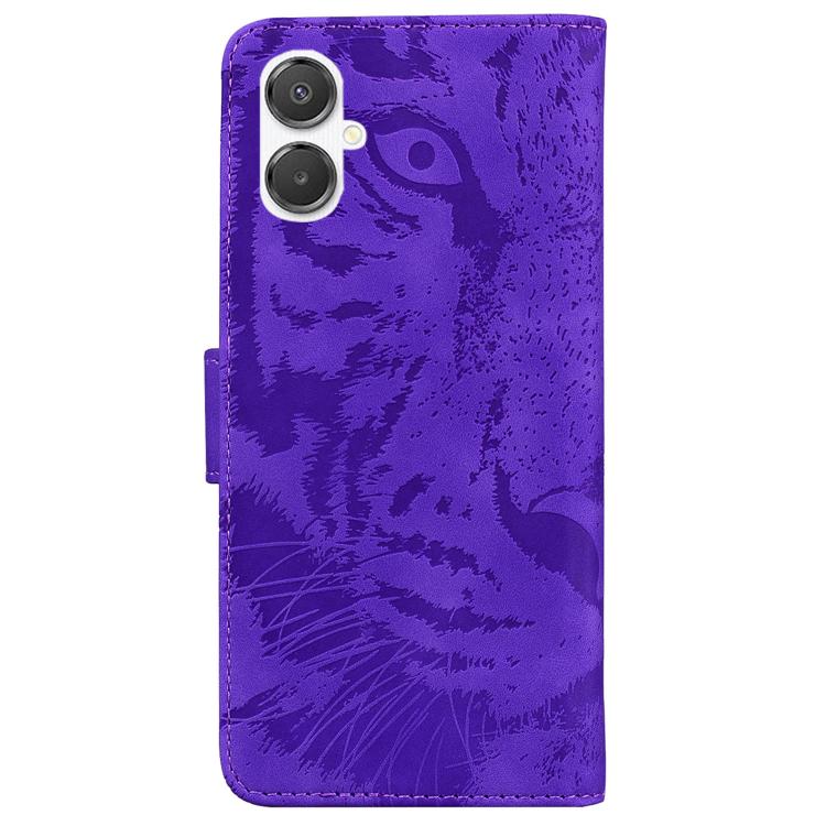 For Samsung Galaxy A25 5G / A25e JP Edition Tiger Embossing Pattern Flip Leather Phone Case