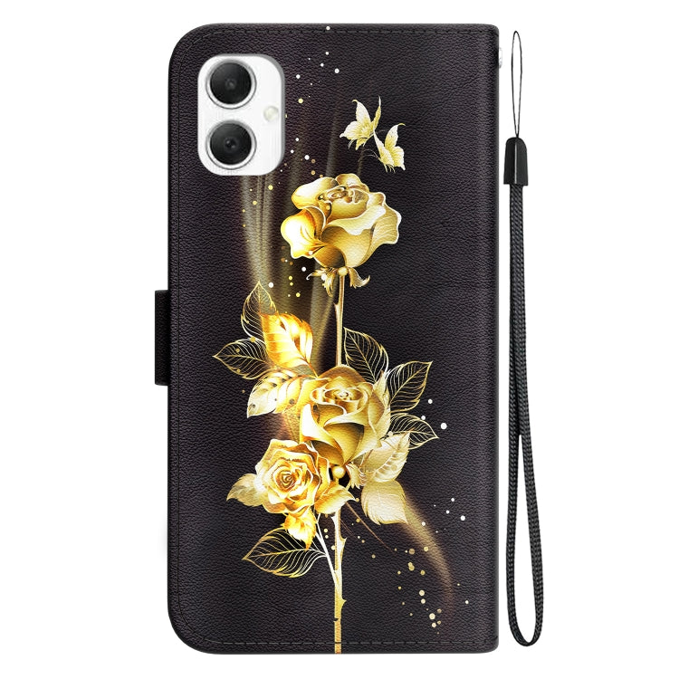 For Galaxy A06 4G Crystal Texture Colored Drawing Leather Phone Case