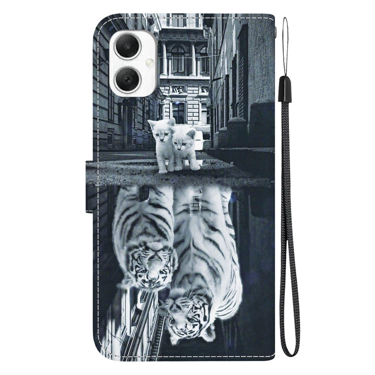 For Galaxy A06 4G Crystal Texture Colored Drawing Leather Phone Case