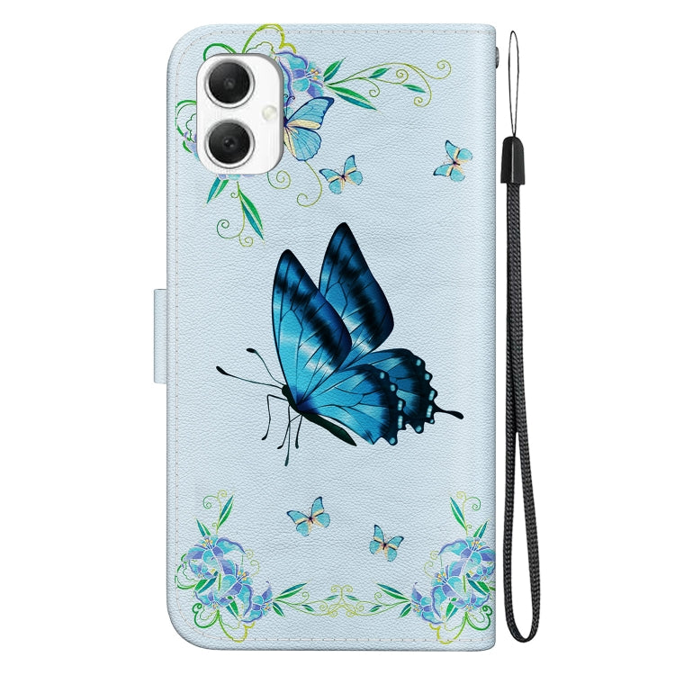 For Galaxy A06 4G Crystal Texture Colored Drawing Leather Phone Case