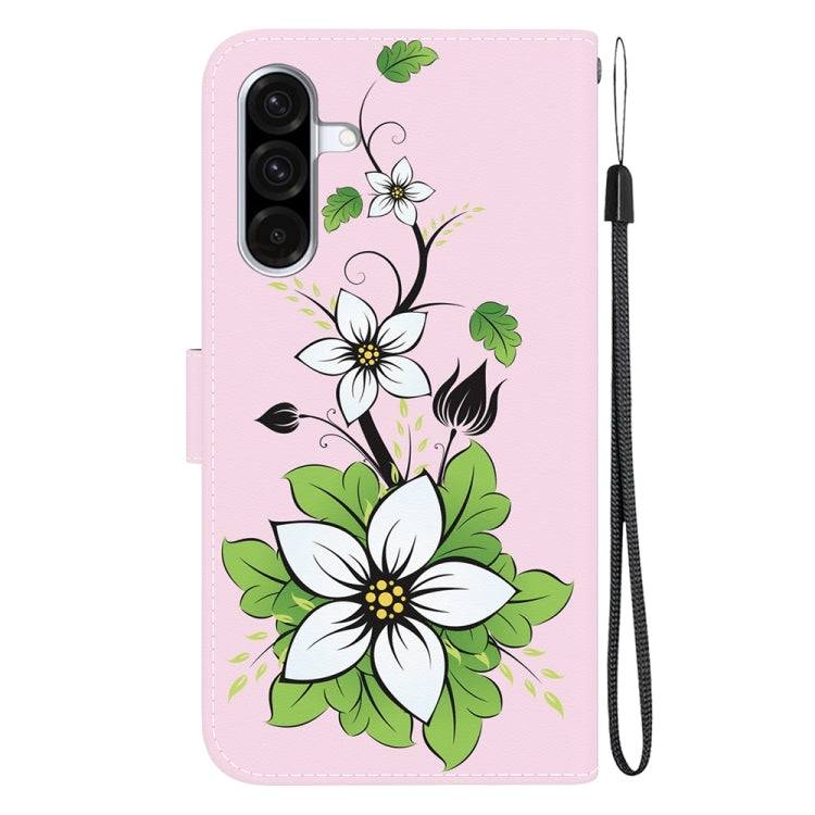 For Galaxy A26 5G Crystal Texture Colored Drawing Leather Phone Case