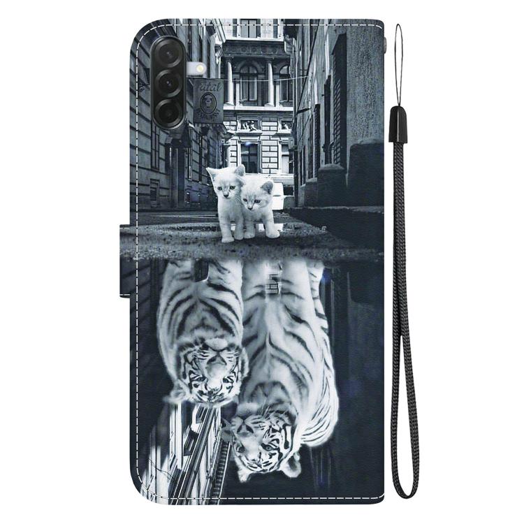 For Galaxy A37 5G / A36 5G Crystal Texture Colored Drawing Leather Phone Case