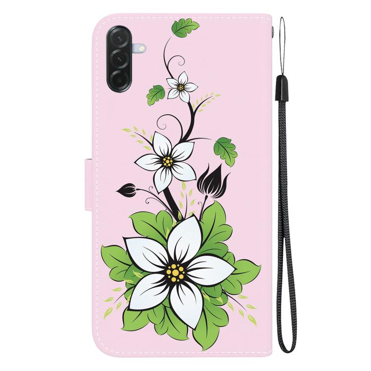 For Galaxy A37 5G / A36 5G Crystal Texture Colored Drawing Leather Phone Case