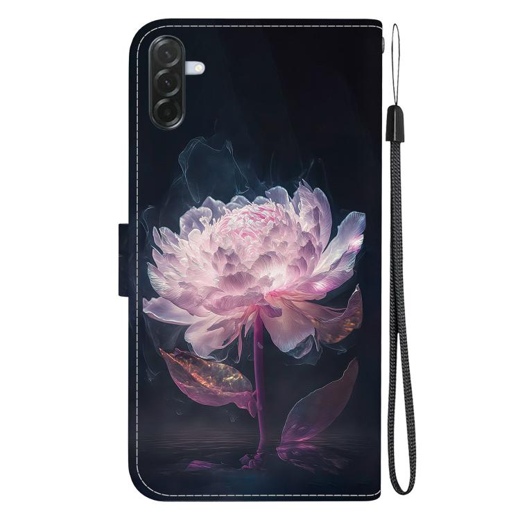 For Galaxy A57 5G Crystal Texture Colored Drawing Leather Phone Case
