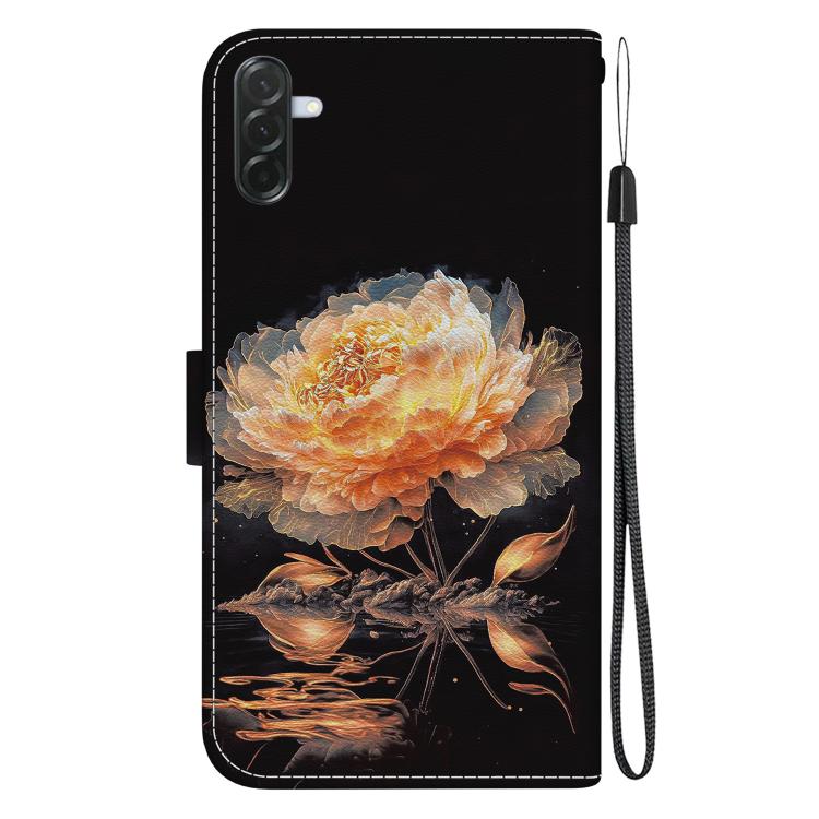 For Galaxy A57 5G Crystal Texture Colored Drawing Leather Phone Case
