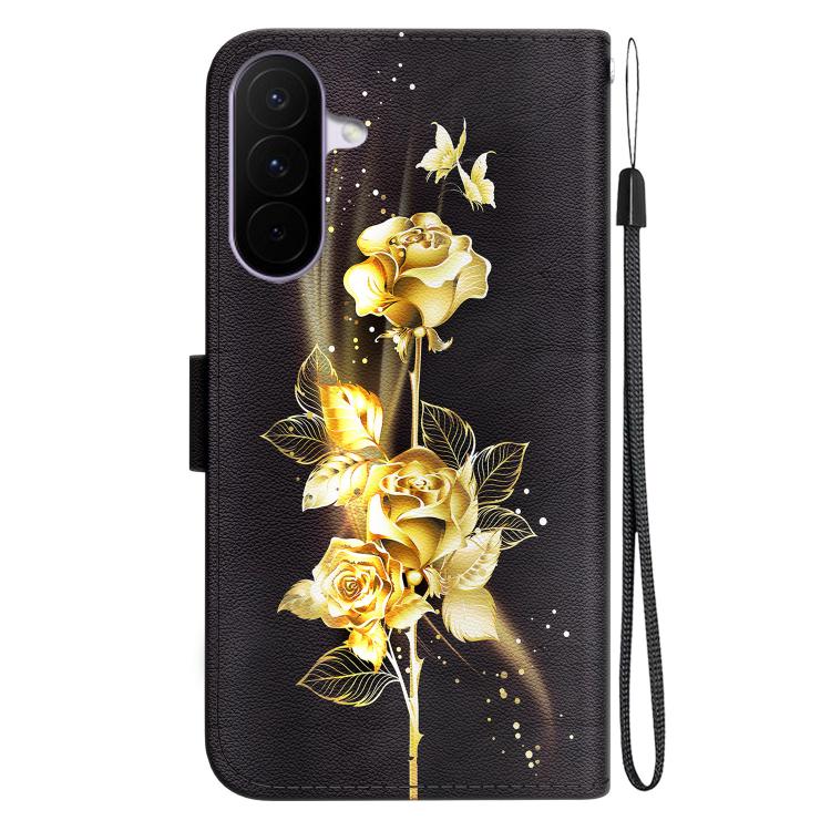 For Galaxy A27 5G Crystal Texture Colored Drawing Leather Phone Case