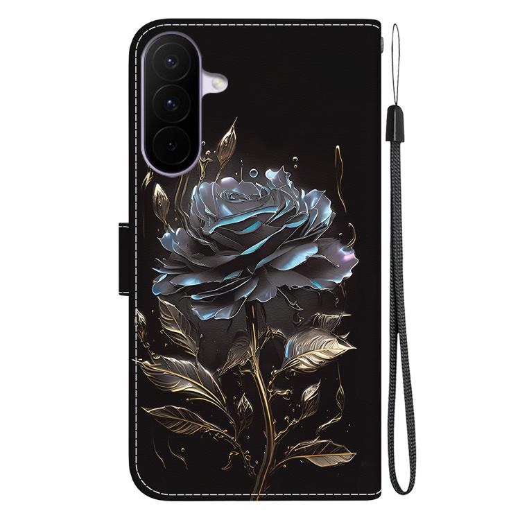 For Galaxy A27 5G Crystal Texture Colored Drawing Leather Phone Case