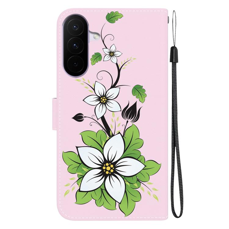 For Galaxy A27 5G Crystal Texture Colored Drawing Leather Phone Case