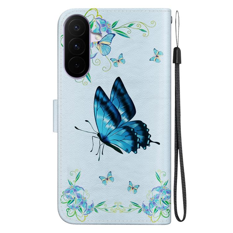 For Galaxy A27 5G Crystal Texture Colored Drawing Leather Phone Case