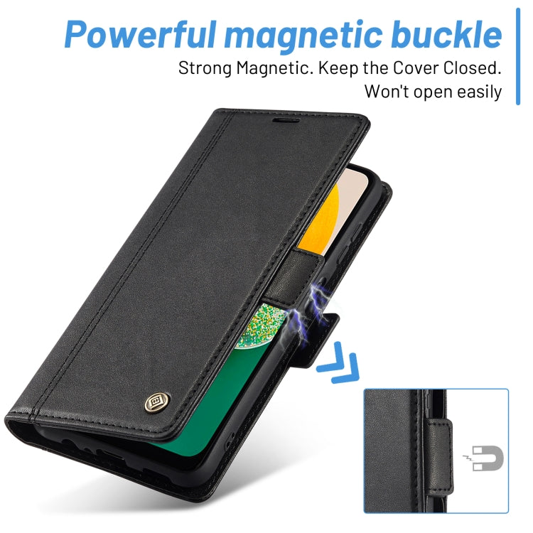 For Samsung Galaxy S24 FE 5G LC.IMEEKE Skin-friendly Card Slots Leather Phone Case