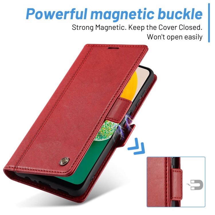 For Samsung Galaxy S24 FE 5G LC.IMEEKE Skin-friendly Card Slots Leather Phone Case