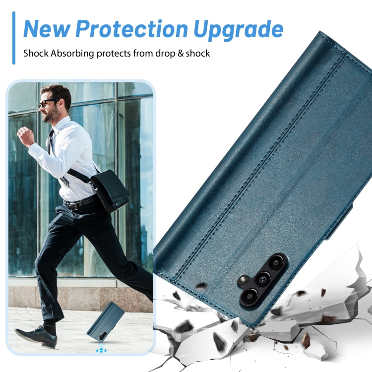 For Samsung Galaxy S24 FE 5G LC.IMEEKE Skin-friendly Card Slots Leather Phone Case
