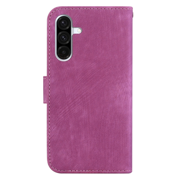 For Samsung Galaxy A56 5G Little Tiger Embossed Leather Phone Case