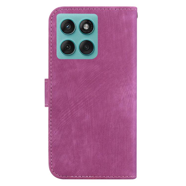 For Samsung Galaxy A25 5G / A25e JP Edition Little Tiger Embossed Leather Phone Case