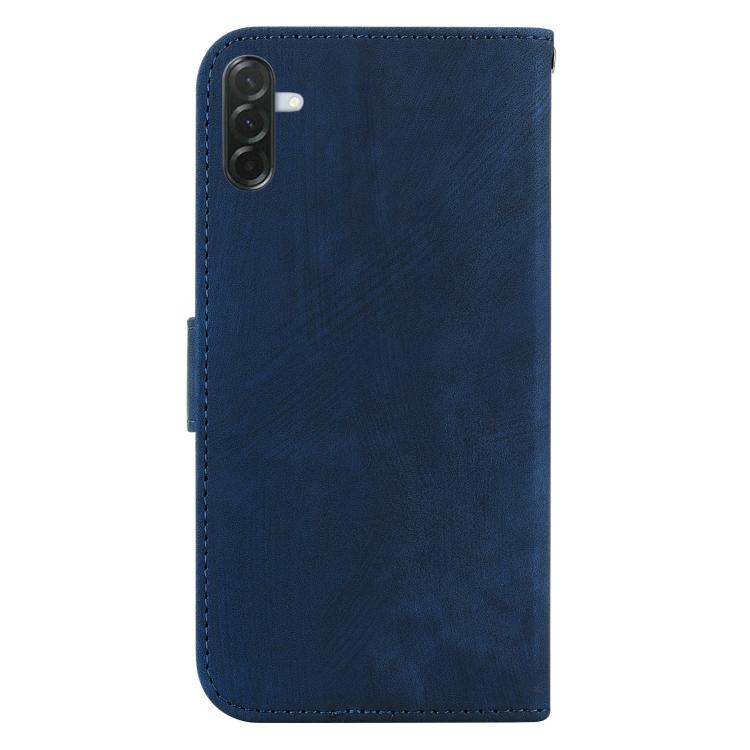 For Samsung Galaxy A57 5G Little Tiger Embossed Leather Phone Case