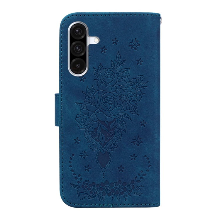 For Samsung Galaxy A26 5G Butterfly Rose Embossed Leather Phone Case