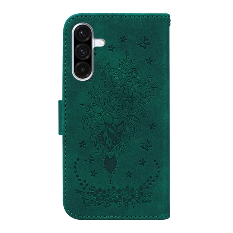 For Samsung Galaxy A26 5G Butterfly Rose Embossed Leather Phone Case