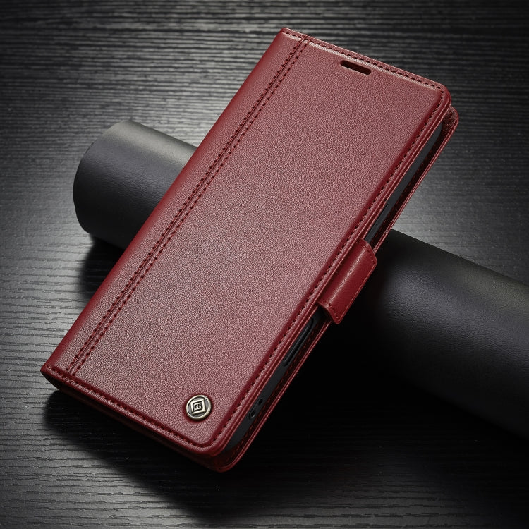 For iPhone 16 Pro LC.IMEEKE Skin-friendly Card Slots Leather Phone Case