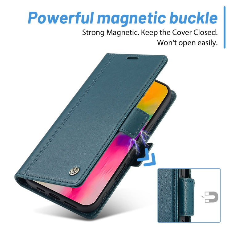For iPhone 16 Pro Max LC.IMEEKE Skin-friendly Card Slots Leather Phone Case