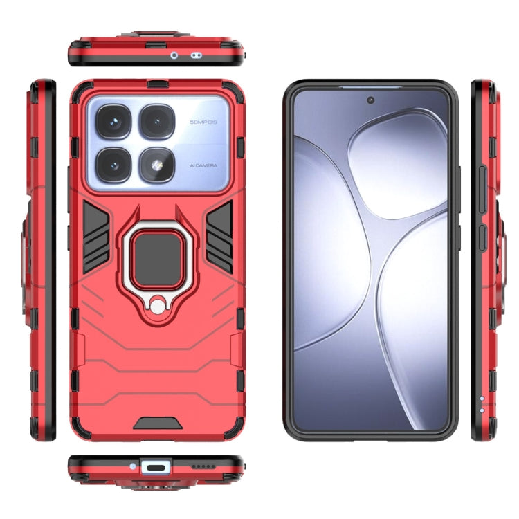 For Redmi K70 Ultra Global Shockproof PC + TPU Holder Phone Case