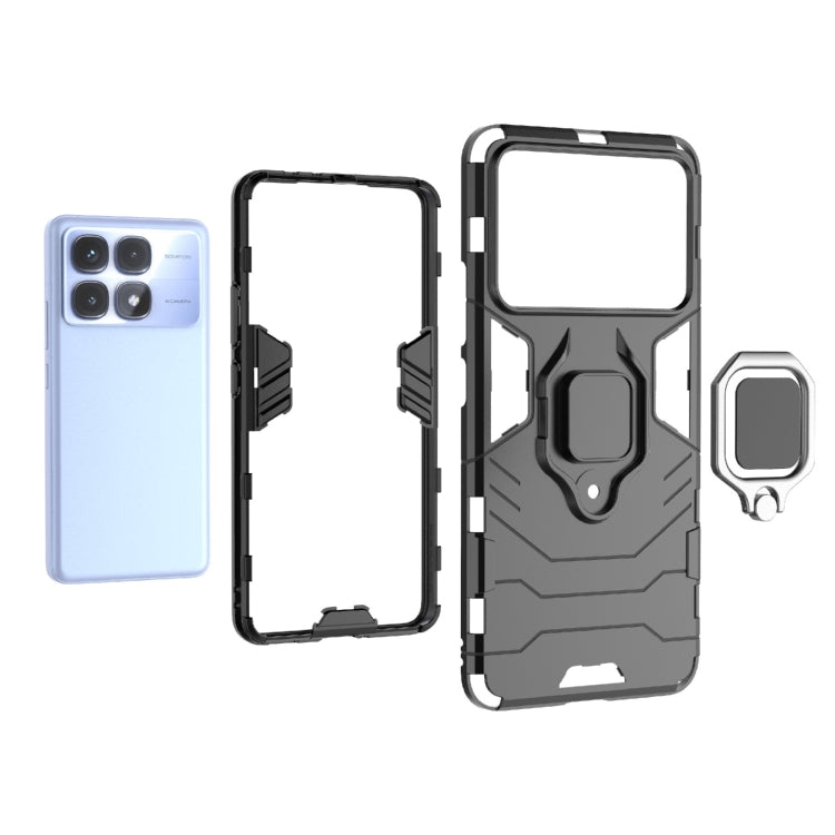 For Redmi K70 Ultra Global Shockproof PC + TPU Holder Phone Case