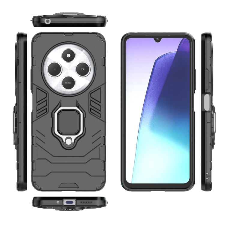 For Redmi 14C 4G Global Shockproof PC + TPU Holder Phone Case