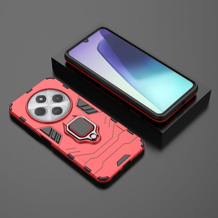 For Redmi 14C 4G Global Shockproof PC + TPU Holder Phone Case