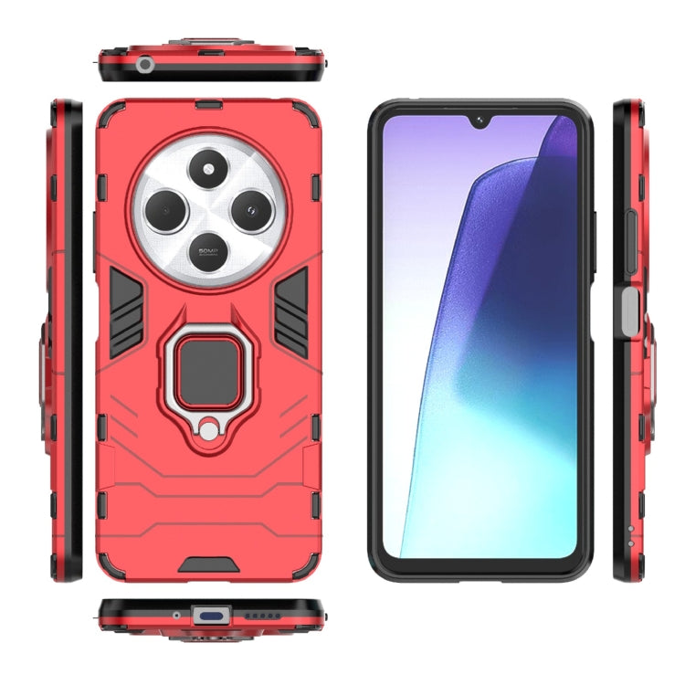 For Redmi 14C 4G Global Shockproof PC + TPU Holder Phone Case