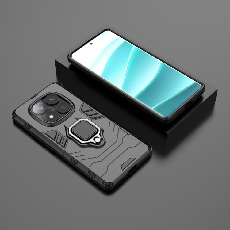 For Redmi Note 14 Pro 4G Global Shockproof PC + TPU Holder Phone Case