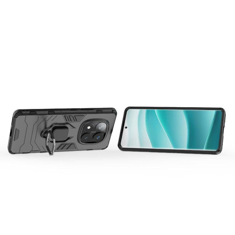 For Redmi Note 14 Pro 4G Global Shockproof PC + TPU Holder Phone Case
