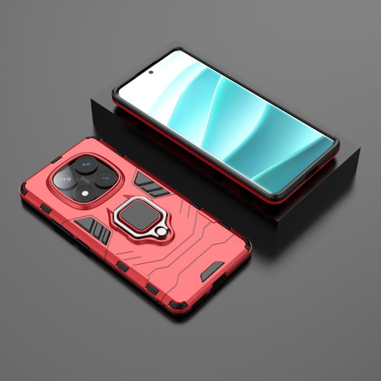 For Redmi Note 14 Pro 4G Global Shockproof PC + TPU Holder Phone Case